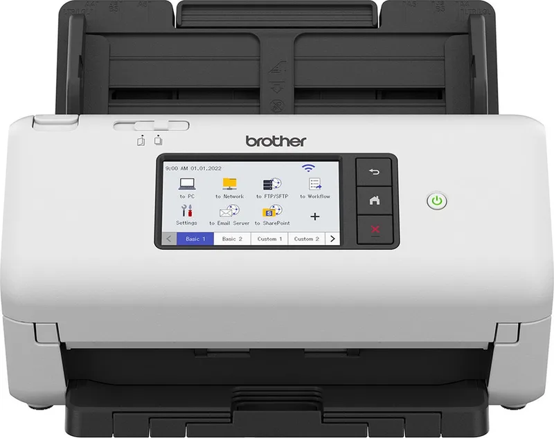 ADS-4700W - Scanner - ADF van Brother in Wit, Zwart – productfoto