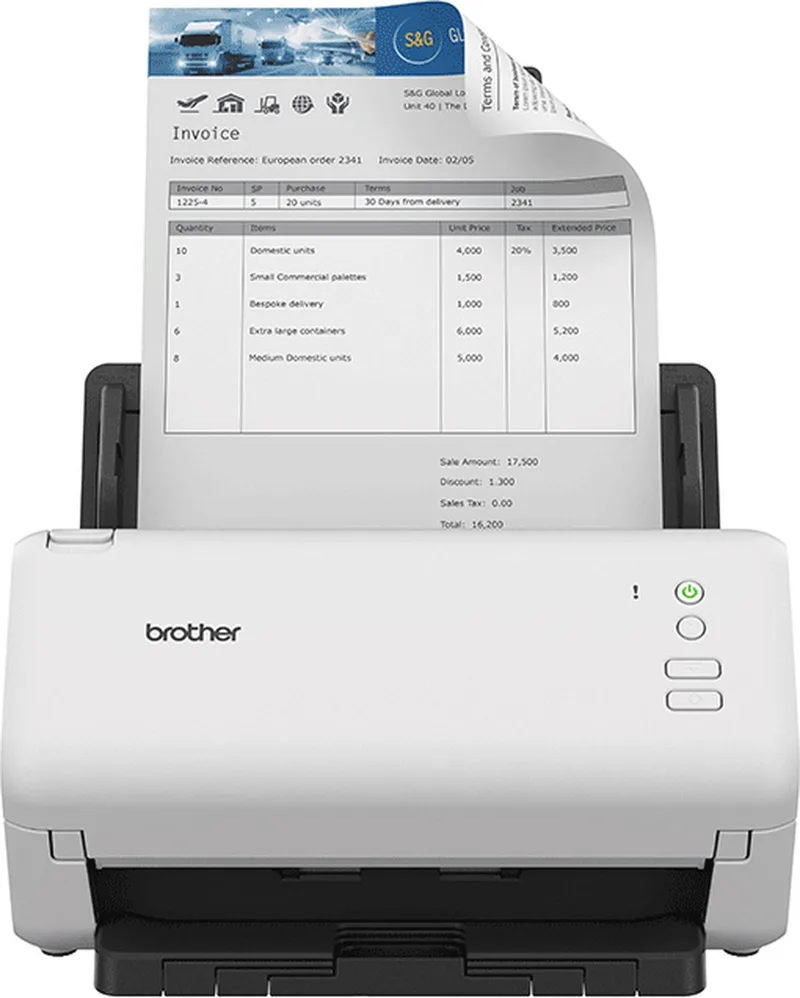ADS4100 - Scanner van Brother in Zwart – productfoto