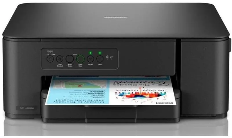 DCP-J1260W - Multifunctionele Inkjetprinter - A4 - 1200 x 6000 DPI - 16 ppm - Wifi van Brother in Zwart – productfoto