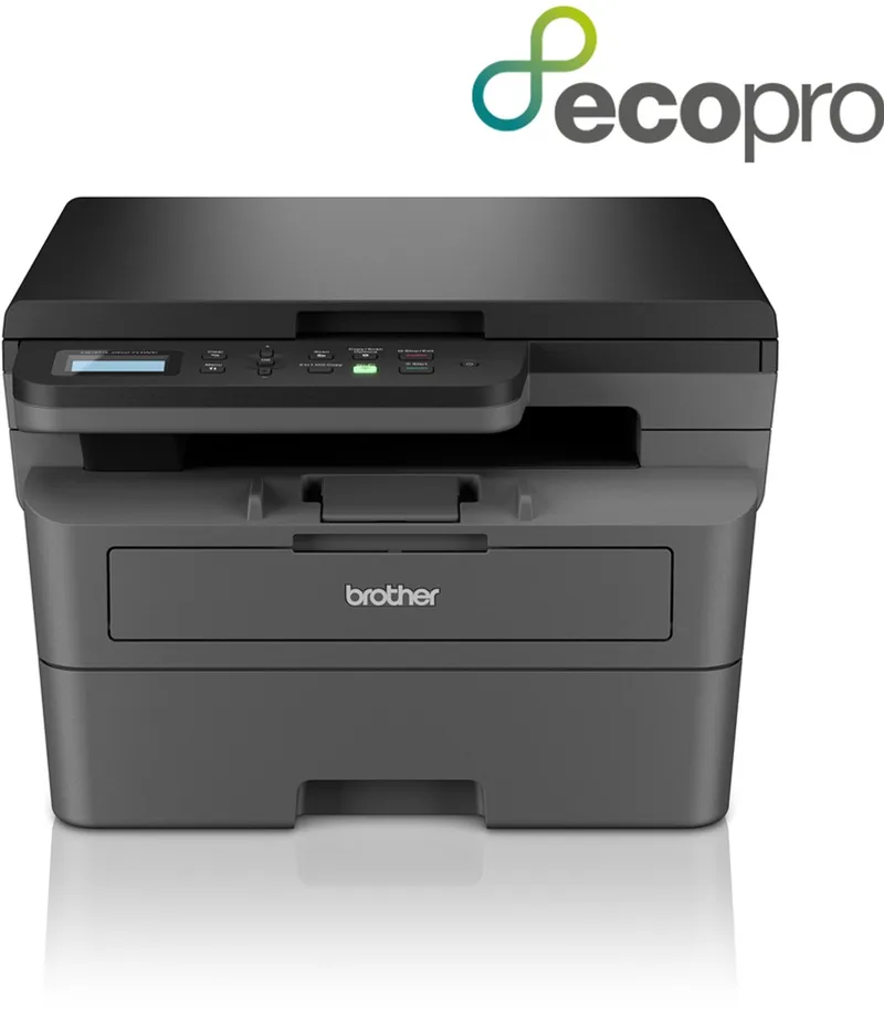 DCP-L2627DWE - All-in-One Laserprinter - Zwart-Wit Printer van Brother in Grijs – productfoto
