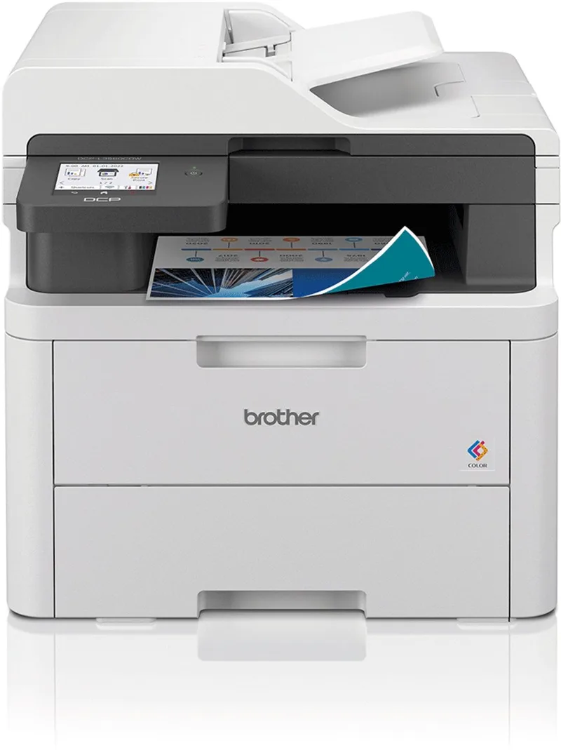 Dcpl3560cdw - All-in-One Kleuren LED Printer by Brother in White – product photo