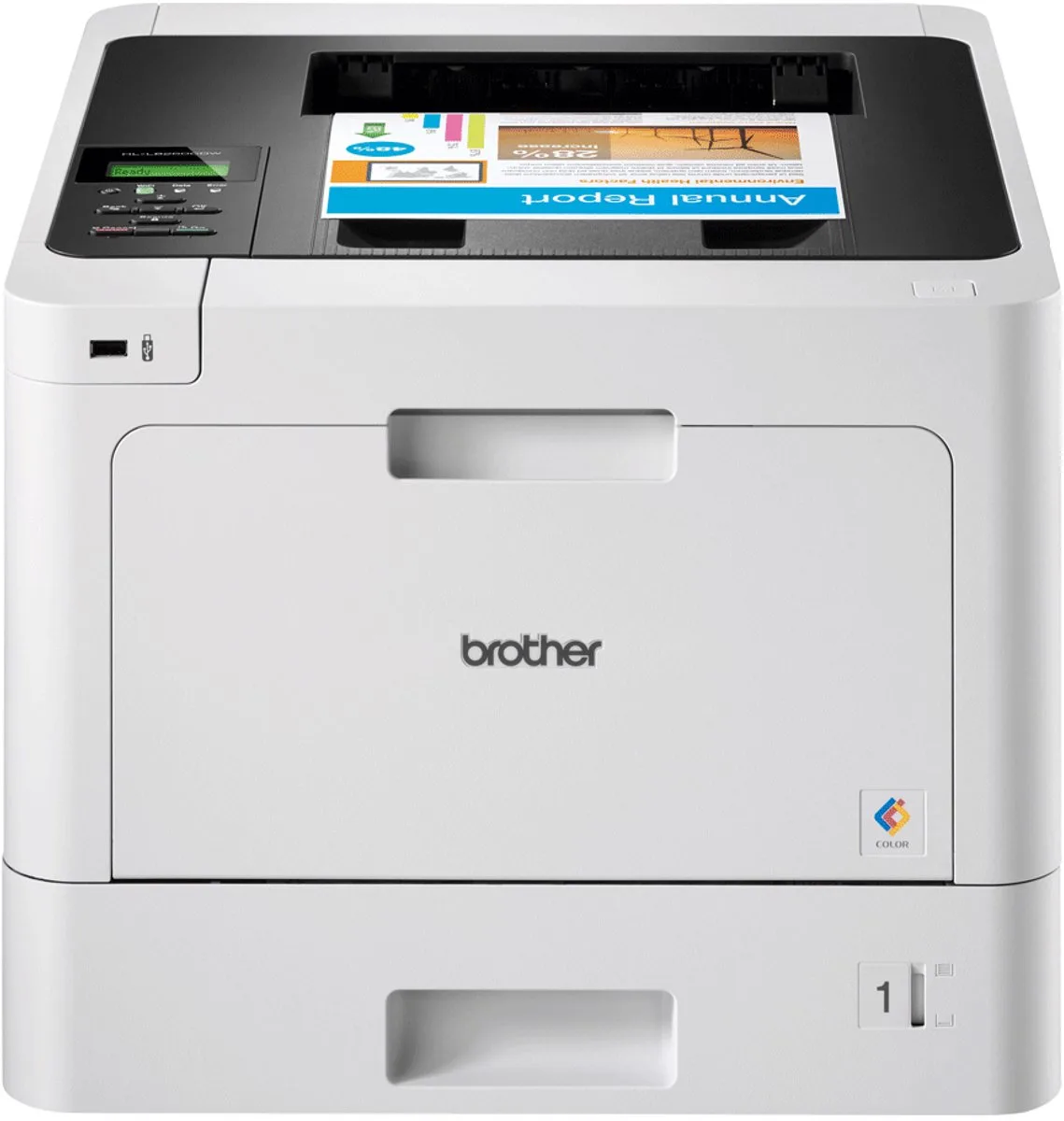 HL-L8260CDW - Laserprinter fra Brother i Hvid – produktbillede
