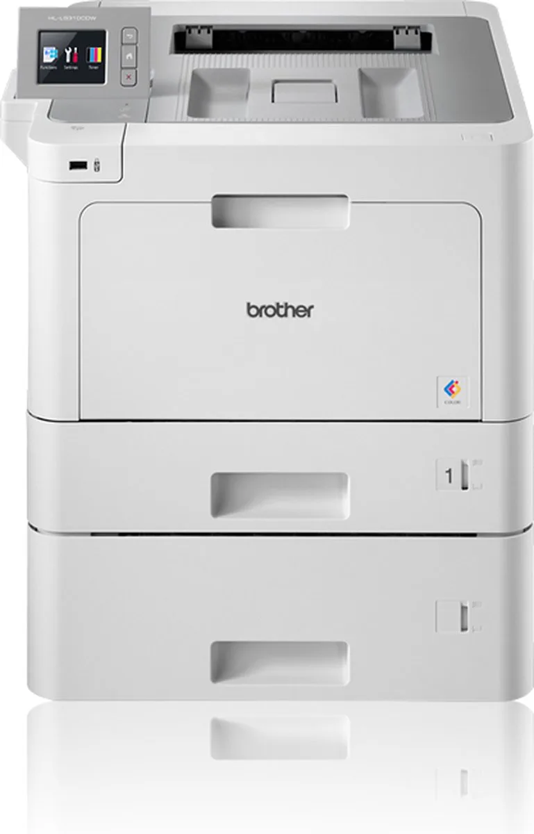 HL-L9310CDWT - Laserprinter - Kleur från Brother i Wit – 2 papierlade – produktbild
