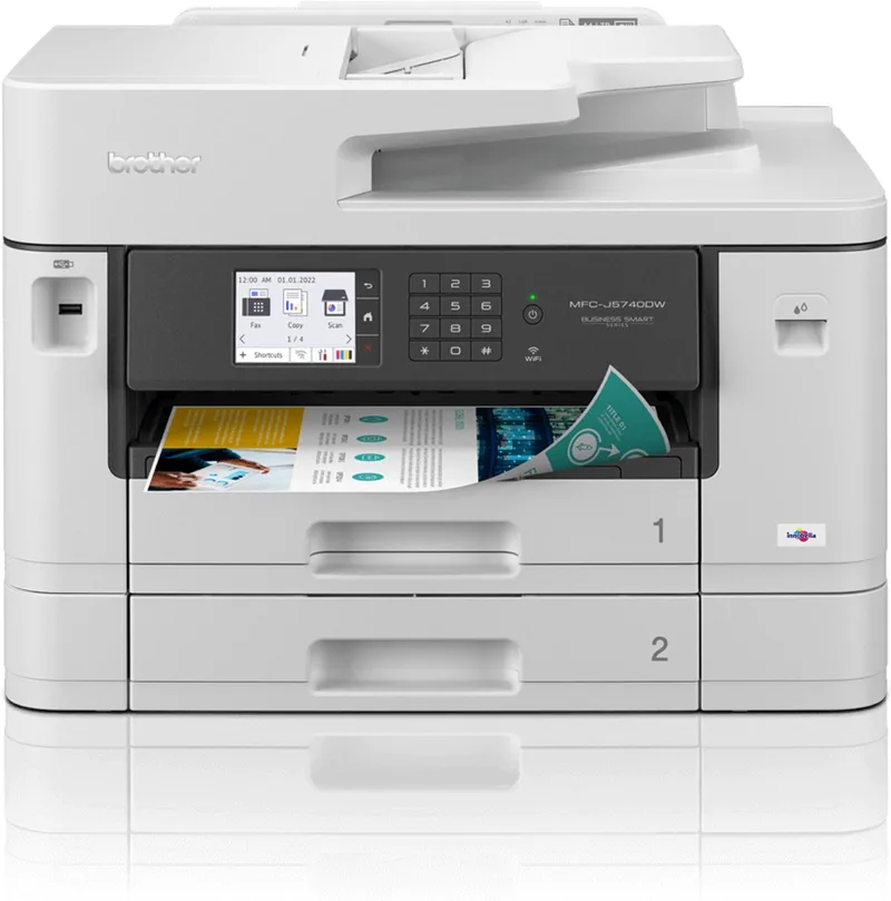 MFC-J5740DW - All-In-One A3 Inkjetprinter by Brother in White – product photo