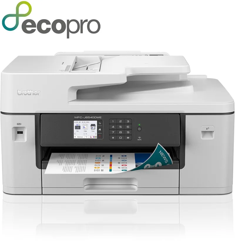 MFC-J6540DW - Draadloze A3 all-in-one Kleureninkjetprinter de Brother en Blanc – photo produit