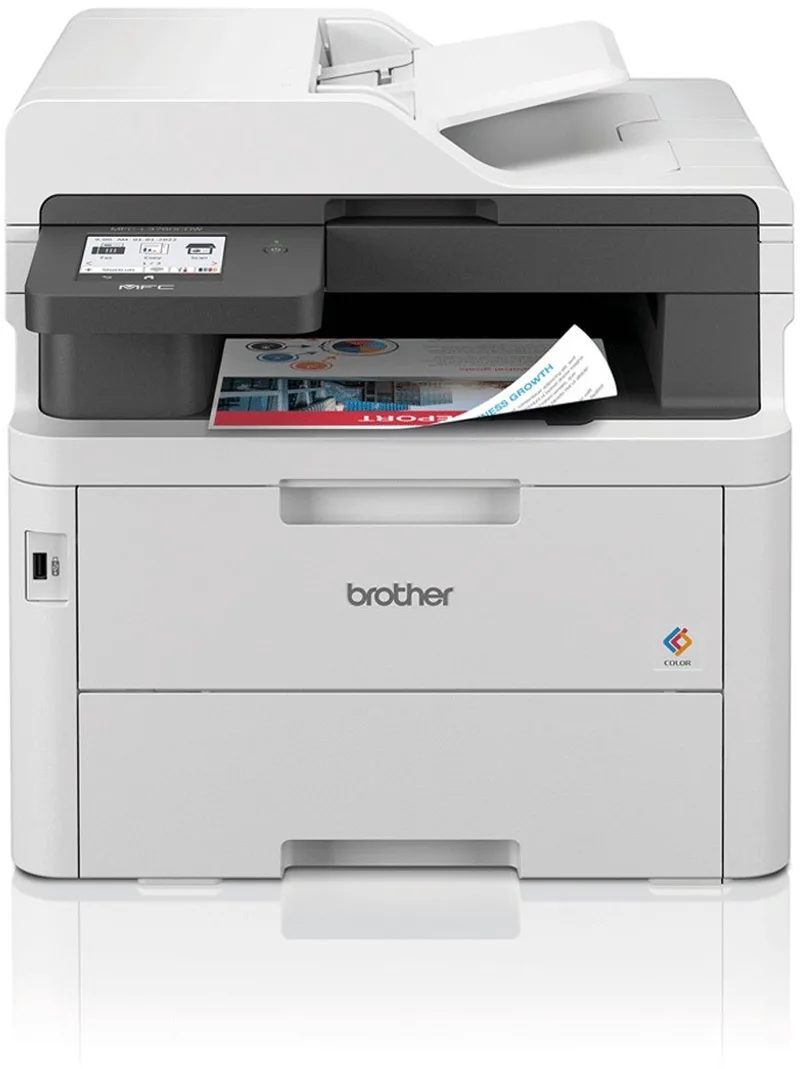 MFC-L3760CDW - Multifunctionele Kleuren LED Printer by Brother in White – product photo