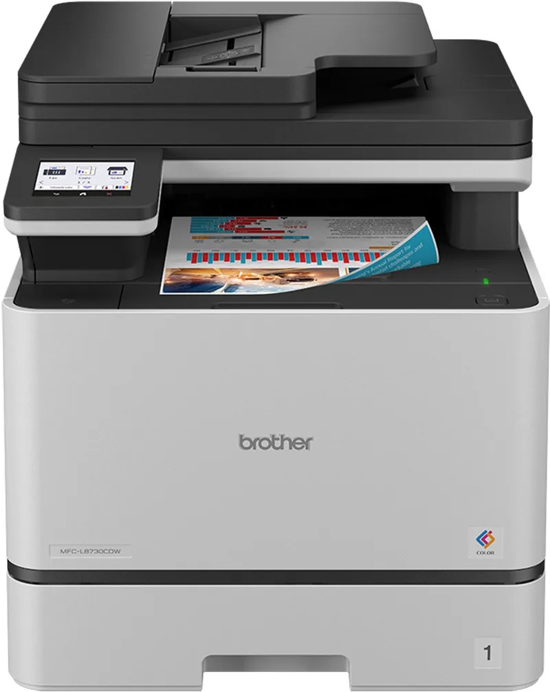 MFC-L8730CDW multifunctionele printer Laser A4 2400 x 600 DPI 31 ppm Wifi by Brother in Grey – product photo