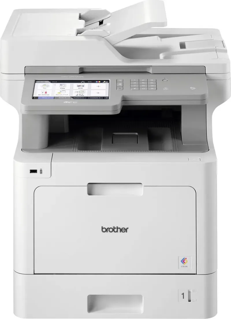 MFC-L9570CDW Multifunktionsdrucker Laser Farbe A4 Drucker, Scanner, Kopierer, Fax LAN, WLAN, NFC, Duplex, Duplex-ADF von Brother – Produktfoto