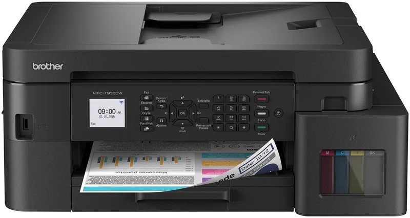 MFC-T930DW - Multifunctionele Printer - Inkjet - Draadloos - Automatisch Dubbelzijdig by Brother in Black – product photo