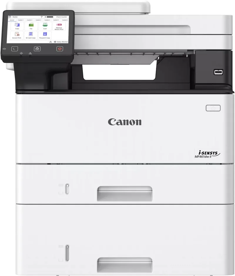 i-SENSYS MF461dw II - Multifunctionele Printer - Zwart-Wit - 36 ppm - 5 inch Touchscreen van Canon in Zwart – productfoto