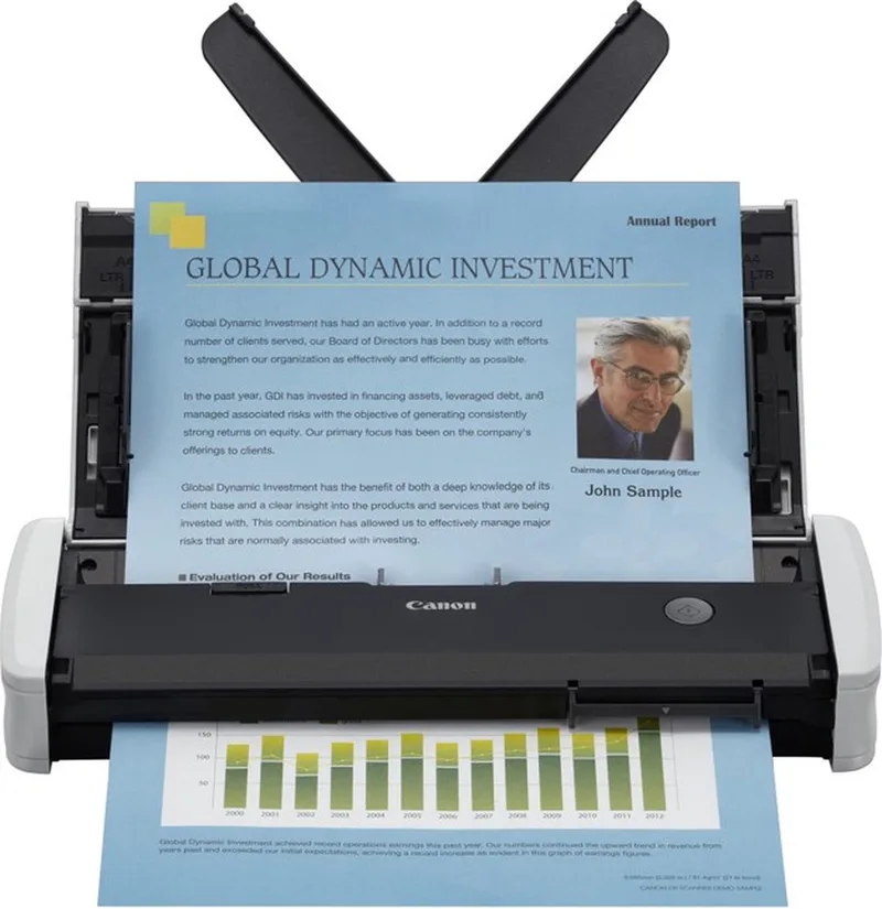 imageFORMULA R10 - Mobiele Scanner van Canon in Wit – productfoto