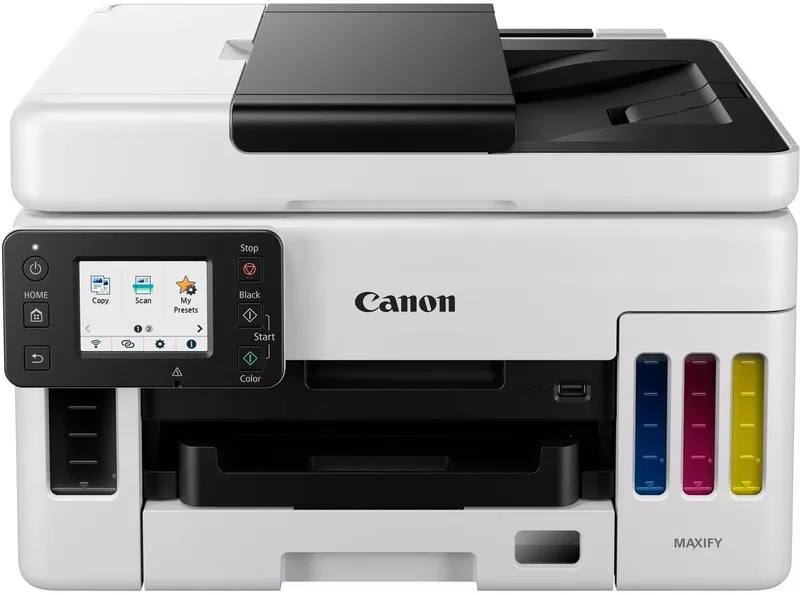 MegaTank MAXIFY GX6050 - All-In-One Inkttankprinter van Canon in Wit – productfoto