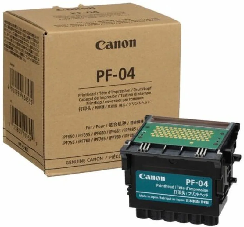 PF04 - Printkop van Canon in Zwart – productfoto