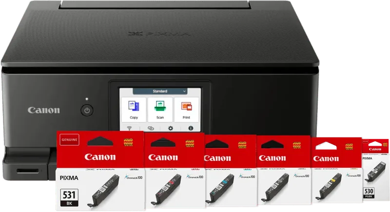 PIXMA TS8750 + 1 set extra inkt från Canon – produktbild
