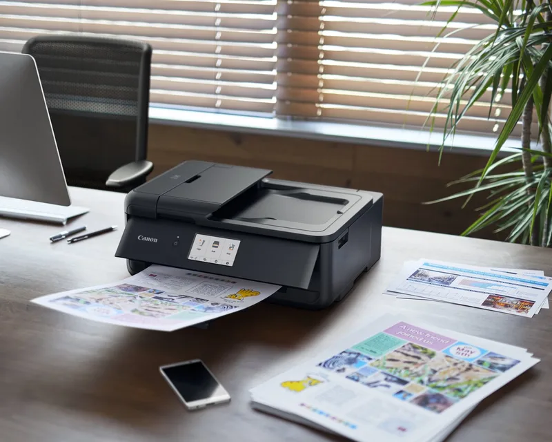 PIXMA TS9550A - All-in-One Inkjetprinter by Canon in Black – product photo