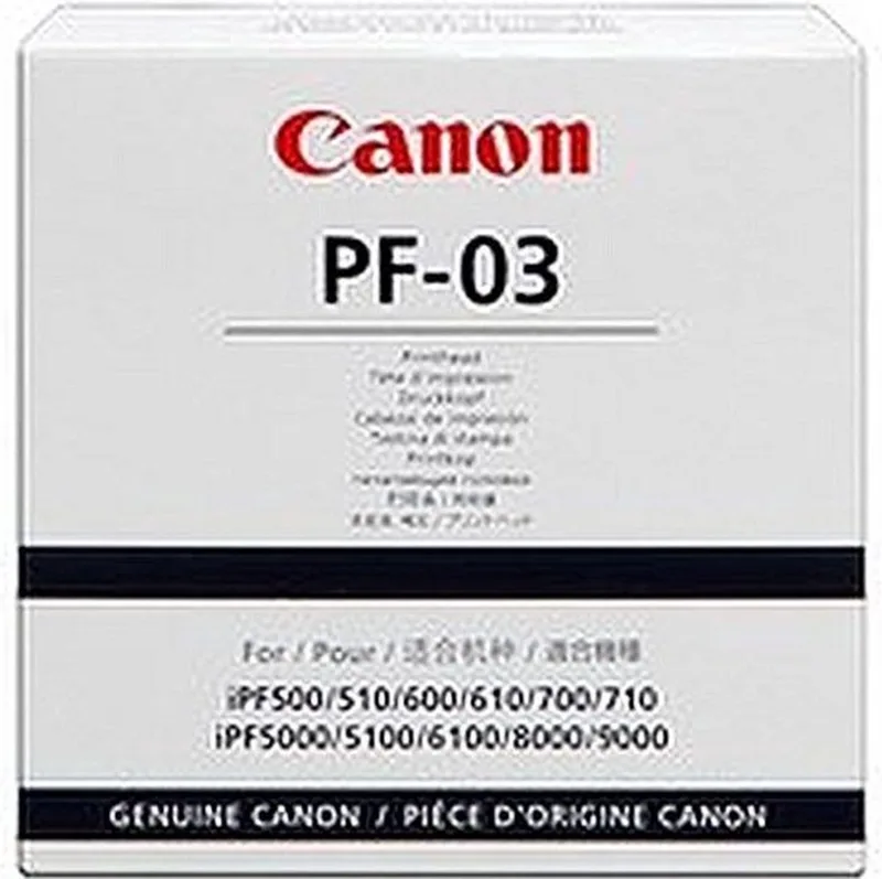 Printhead PF03 van Canon in Cyaan – productfoto