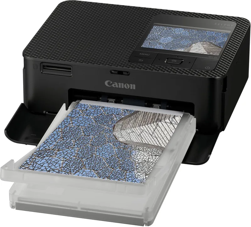 Selphy CP1500 - Mobiele Fotoprinter van Canon in Zwart – productfoto