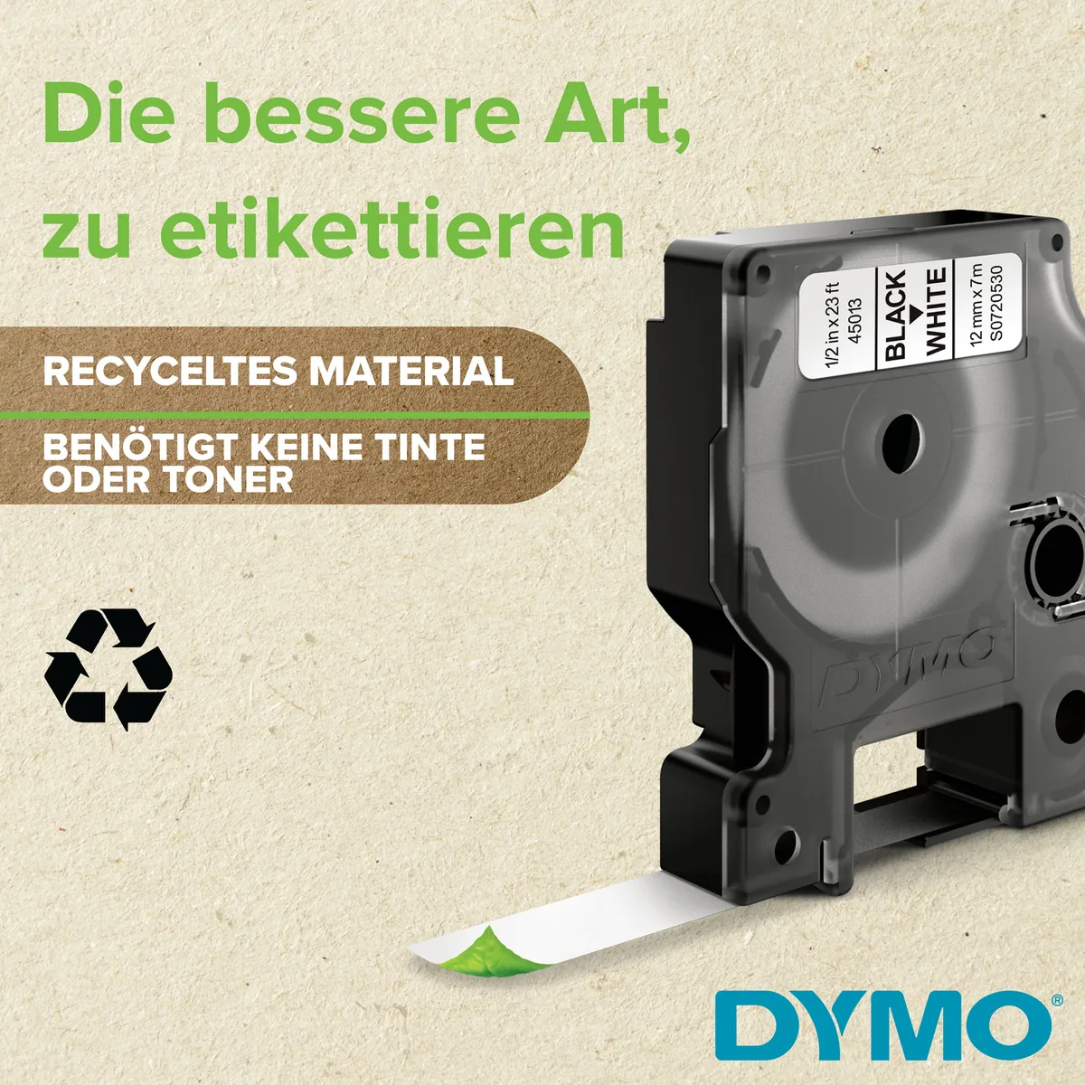LabelManager 210D+ 6/9/12 mm D1-Bänder QWY UK/HK fra DYMO – produktbillede