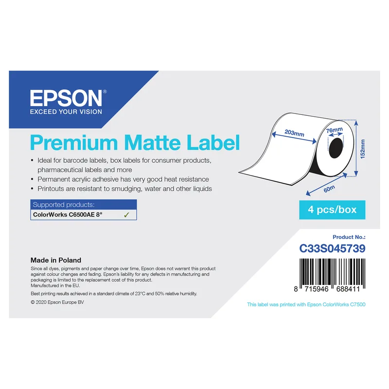C33S045739 printer label von Epson – Produktfoto