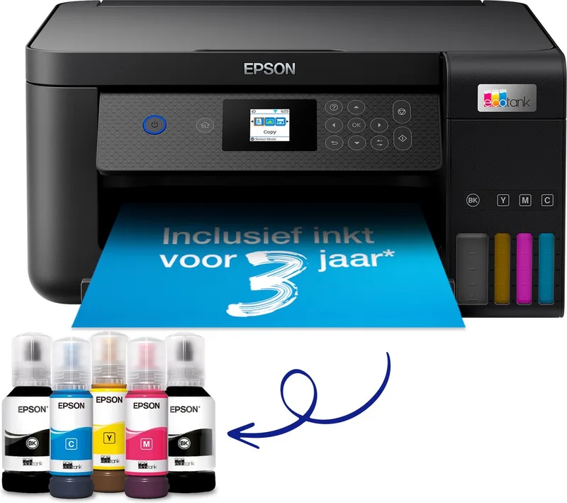 EcoTank ET-2851 - All-In-One Printer - Inclusief tot 3 jaar inkt de Epson en Noir – photo produit