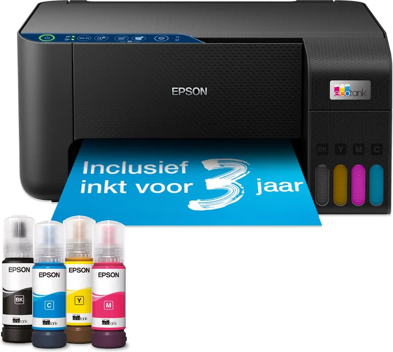 EcoTank ET-2861 - All-in-One Inttank Printer by Epson in Black – product photo
