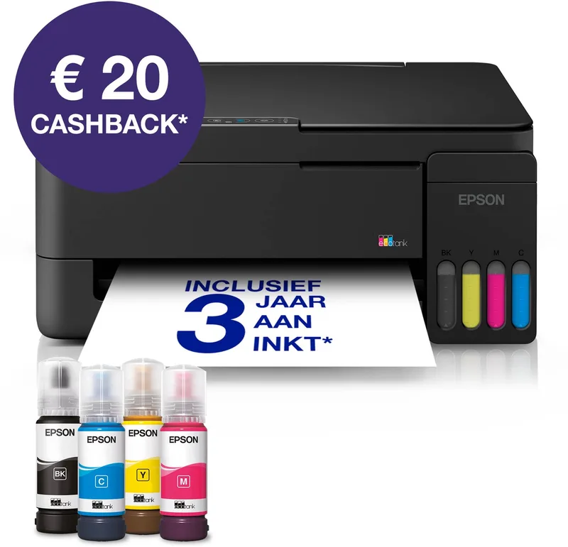 EcoTank ET-2911 - All-in-One Inkttank Printer by Epson in Black – product photo