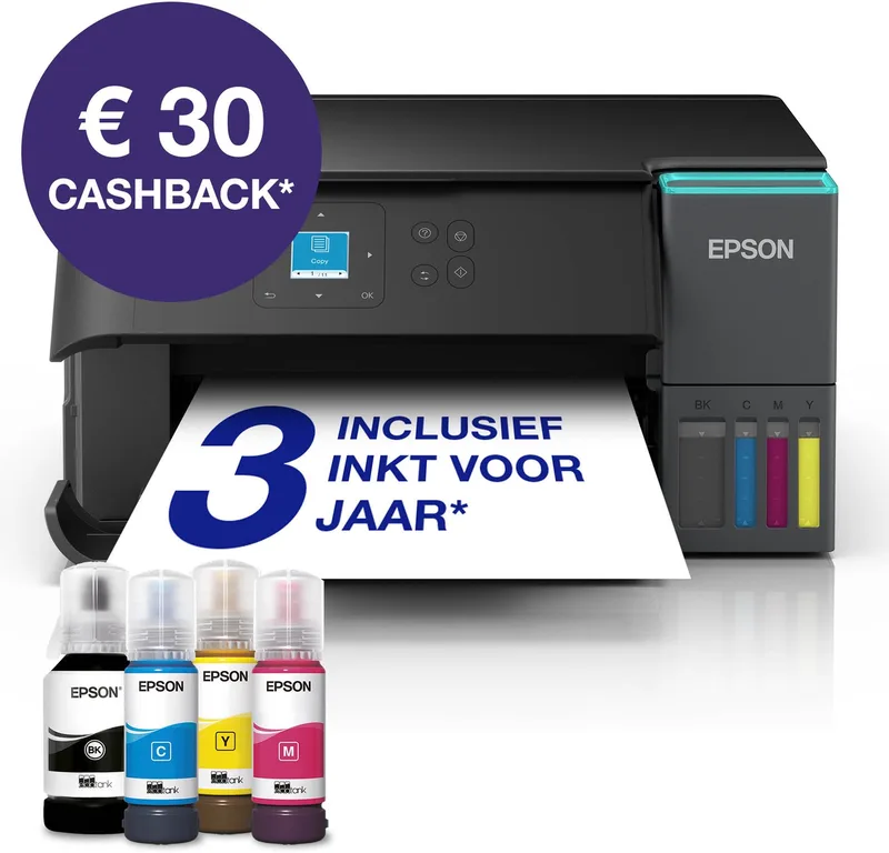 EcoTank ET-2950 - All-in-One Inkttank Printer van Epson in Zwart – productfoto