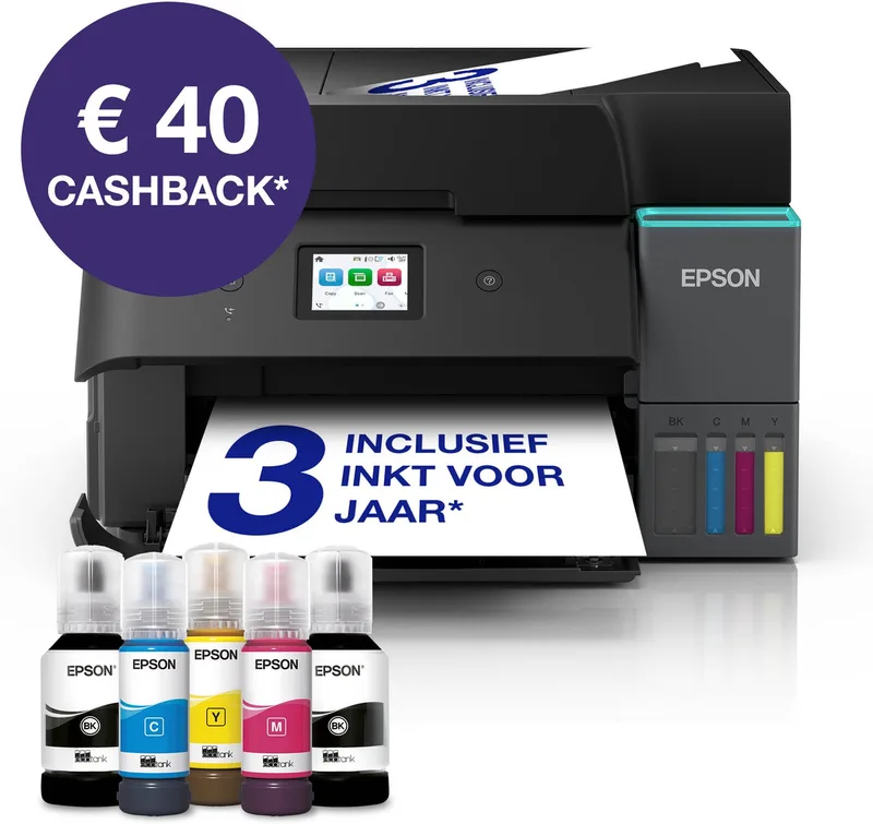 EcoTank ET-4950 - All-in-One Inkttank Printer by Epson in Black – product photo