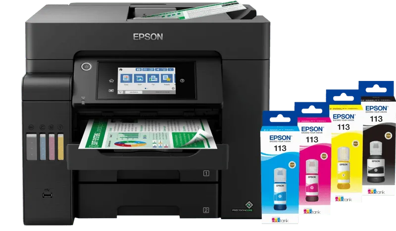 EcoTank ET-5805 + 1 set extra inkt van Epson – productfoto