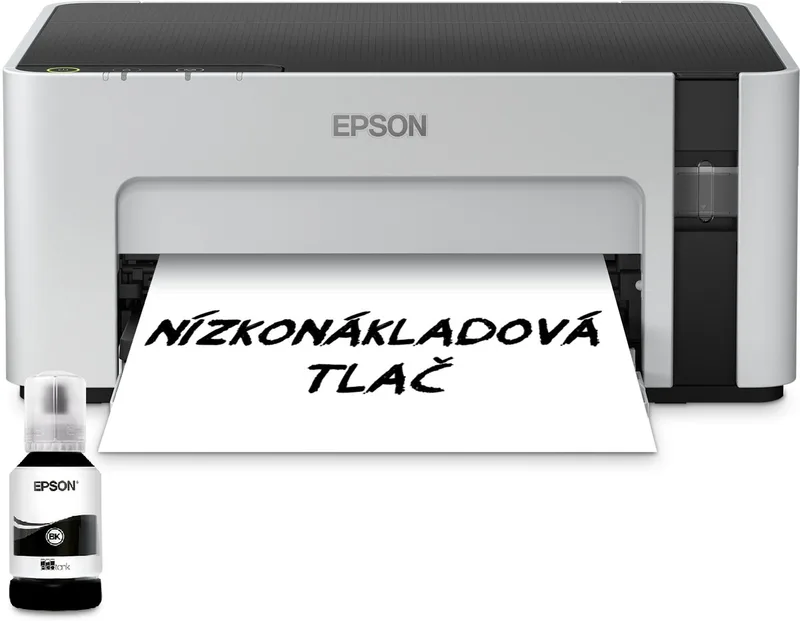 EcoTank M1100 - Inkjetprinter - Monochroom printen - 1440 x 720 DPI - A4 från Epson i Svart, Vit – produktbild
