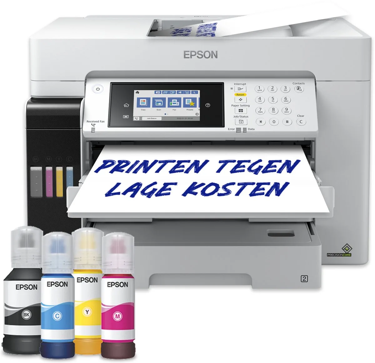 EcoTank Pro ET-16685 A3 inkjetprinter 4800 x 1200 DPI 25 ppm Wi-Fi fra Epson i Hvid – produktbillede
