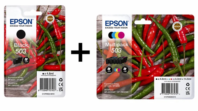 Epson 503 multi pack + black by Epson in Black – product photo