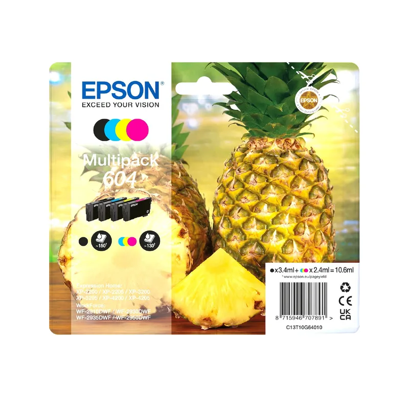 Epson 604XL Cartridge Combo Pack (hoge capaciteit) Inkt van Epson – productfoto