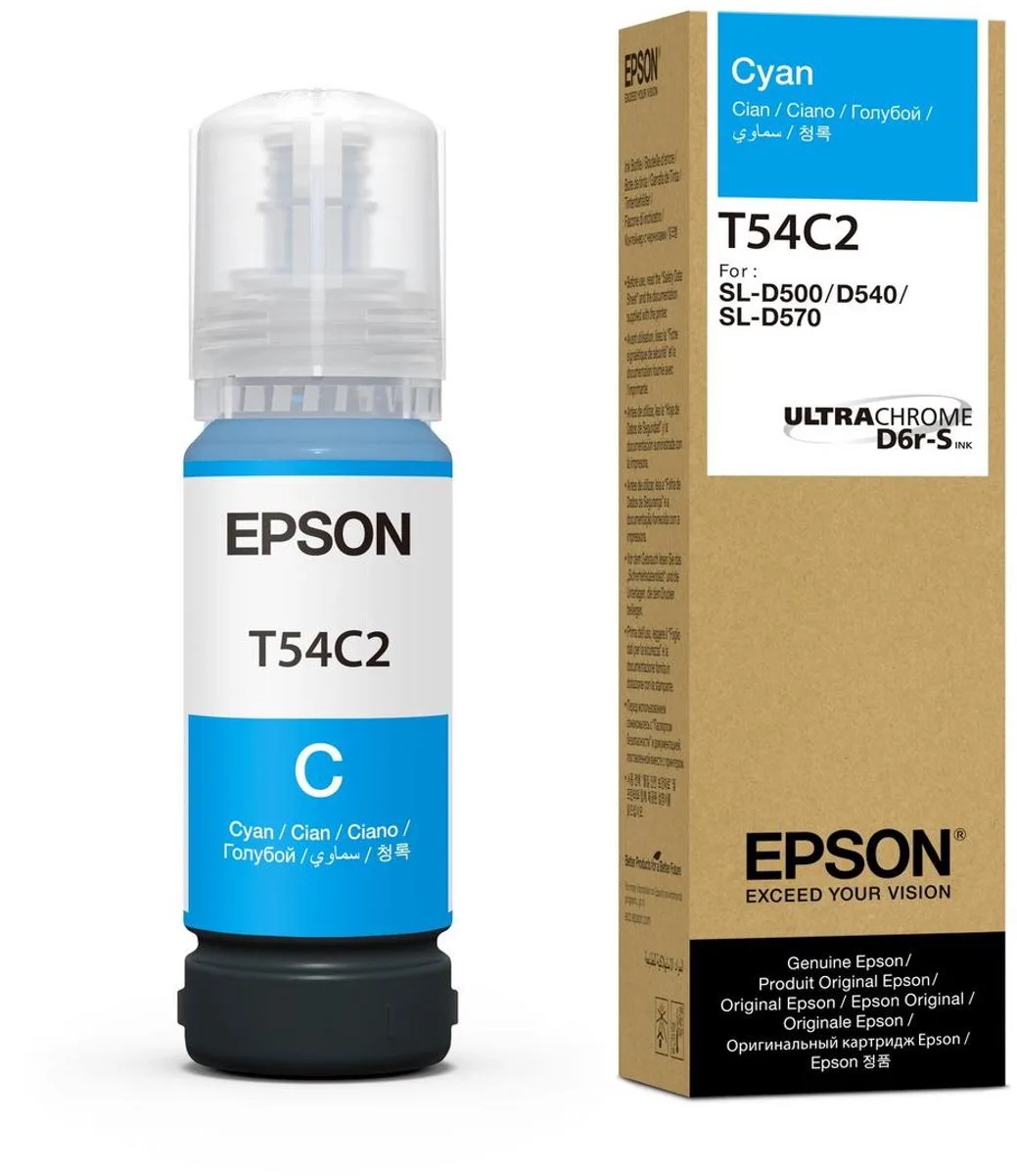 T54C Cyan SURELAB SL-D500 van Epson – productfoto