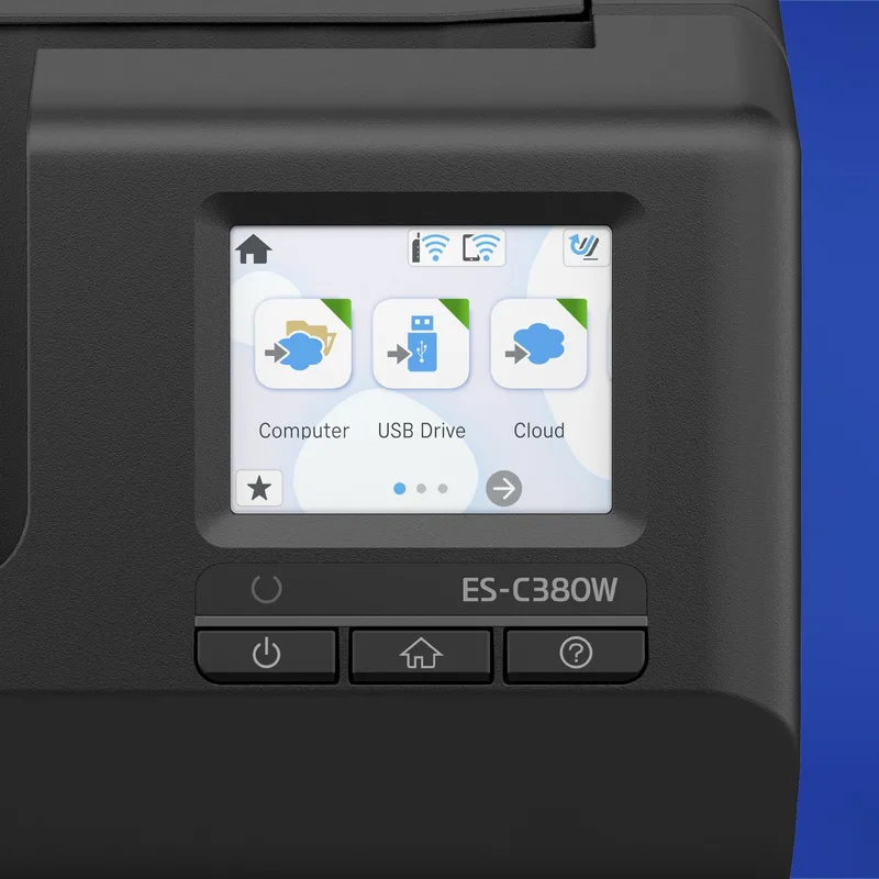 ES-C380W - Netwerk Scanner - Met Wi-Fi van Epson in Zwart – productfoto