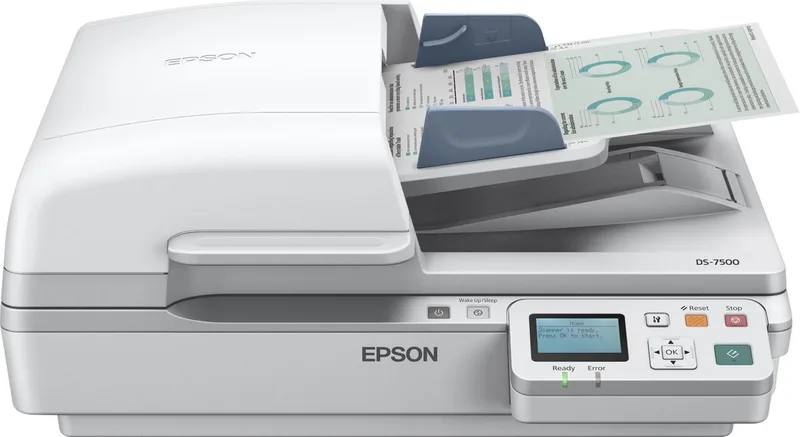 Scanner WorkForce DS-6500N (B11B205231BT) de Epson en Noir – photo produit