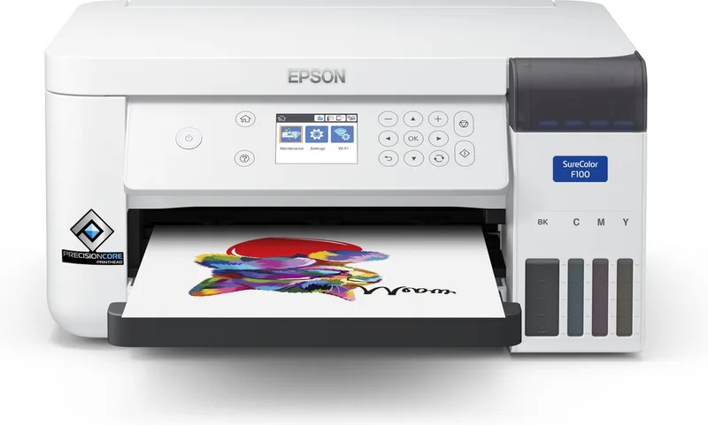 Sublimatie Printer Epson SureColor SC-F100 Wi-Fi van Epson in Wit – productfoto
