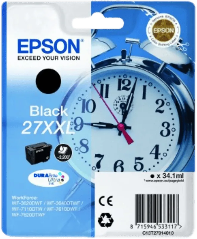 Ink Dura Brite Ultra 27 Xxl T 2791 Inktcartridge från Epson – produktbild