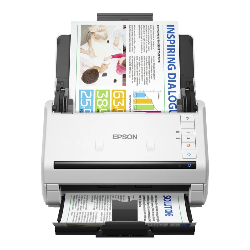 WorkForce DS-530 II, scanner à défilement, 600 x 600 DPI, A4, noir, blanc fra Epson – produktbillede
