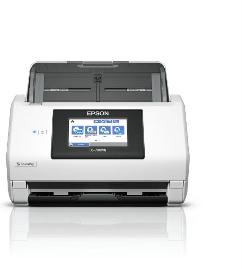 WorkForce DS-790WN - Netwerk Scanner - Sheetfeeder - Met Wi-Fi - Wit van Epson in Zwart, Wit – productfoto