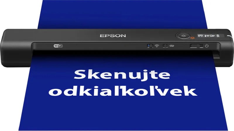 WorkForce ES-60W - Mobiele Scanner - Met Wi-Fi van Epson in Zwart – productfoto