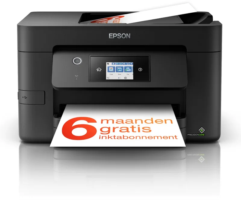 WorkForce Pro WF-3820DWF - All-In-One Printer - Geschikt voor ReadyPrint van Epson in Zwart – productfoto
