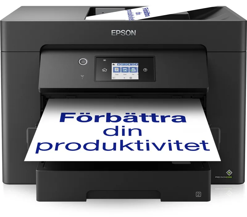 WorkForce WF-7830DTWF - All-In-One Printer - A3 - Geschikt voor ReadyPrint van Epson in Zwart – productfoto