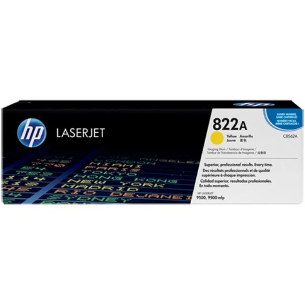 Tromle (822A) gul fra HP – produktbillede