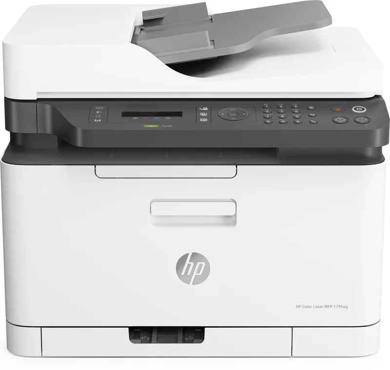Color Laser MFP 179 fwg van HP in Grijs, Wit – productfoto