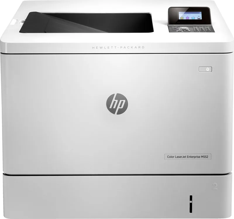 Color LaserJet Enterprise M552dn - Laserprinter van HP in Grijs – productfoto