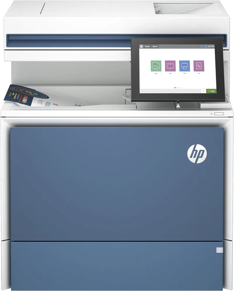 Color LaserJet Enterprise MFP 5800dn - Printer van HP in Wit – productfoto