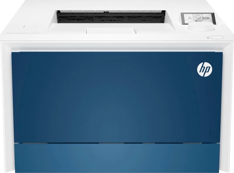 Color LaserJet Pro LaserJet Pro 4202dw Draadloos Kleur Printer, Dubbelzijdig van HP in Blauw, Wit – productfoto