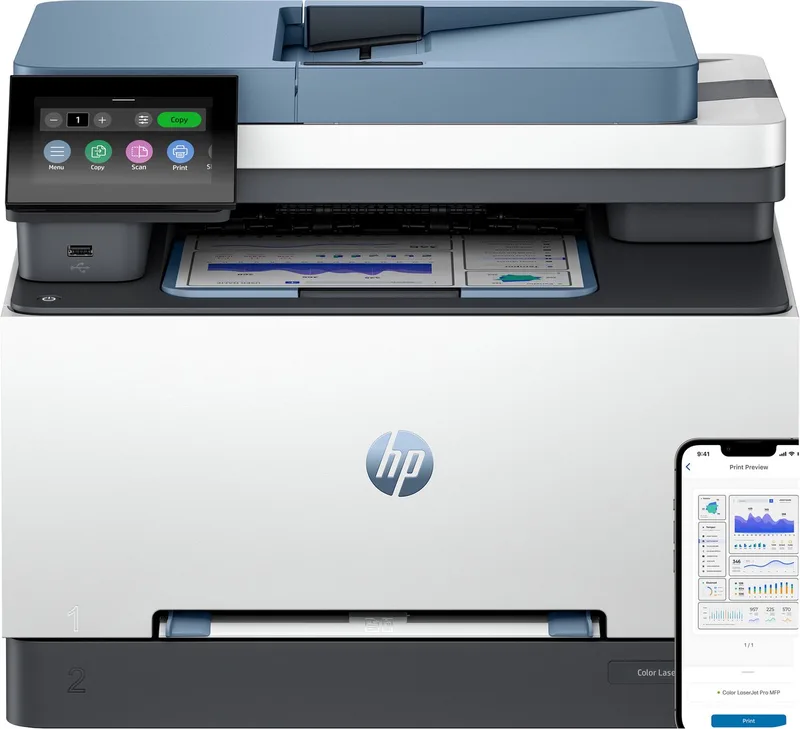 Color LaserJet Pro MFP 3302fdng A4, 25S.Col, MF, Fax, Duplex, Netzw. by HP – product photo