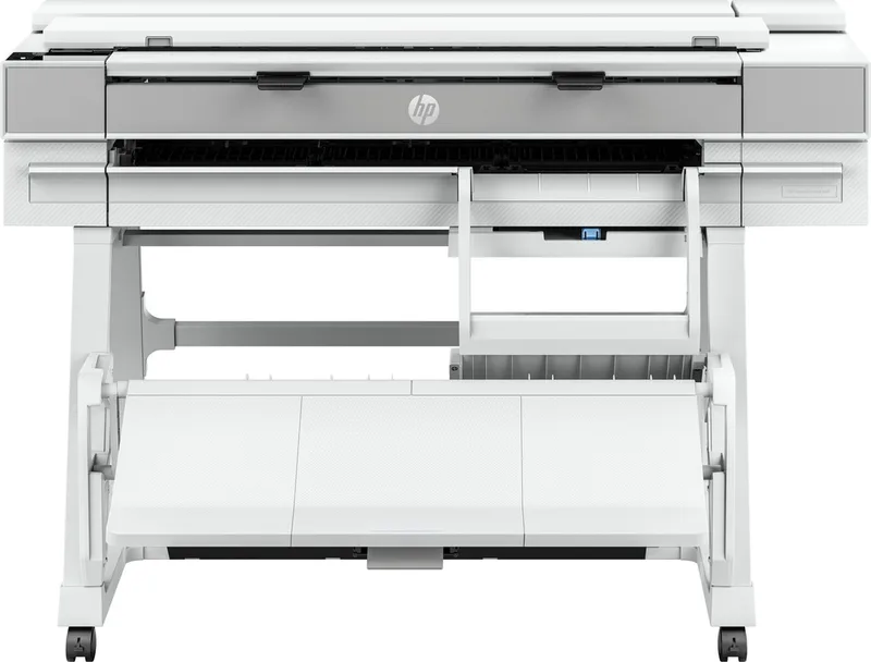 Designjet T950 36 inch multifunctionele printer van HP in Wit – productfoto